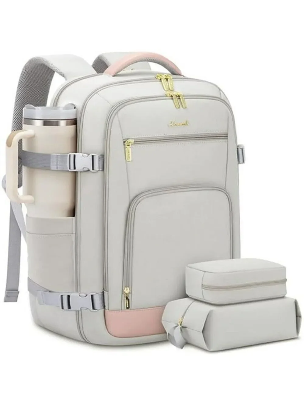 LOVEVOOK Travel Backpack Women 40L Carry On Laptop Bag TSA Approved Waterproof